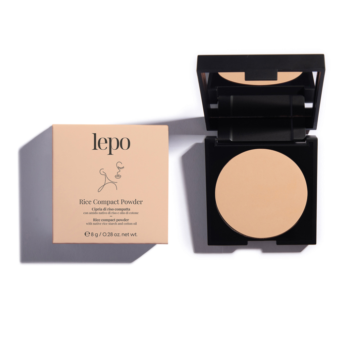 Lepo RICE COMPACT POWDER  Sumpags Poudra Ruziou me Amulo Ruziou Kai Bambakelaio - N.89 8g